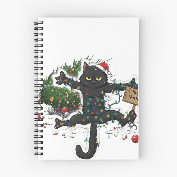 Item preview, I Regret Nothing Cat Takedown Christmas Tree designed and sold by zoughlal.