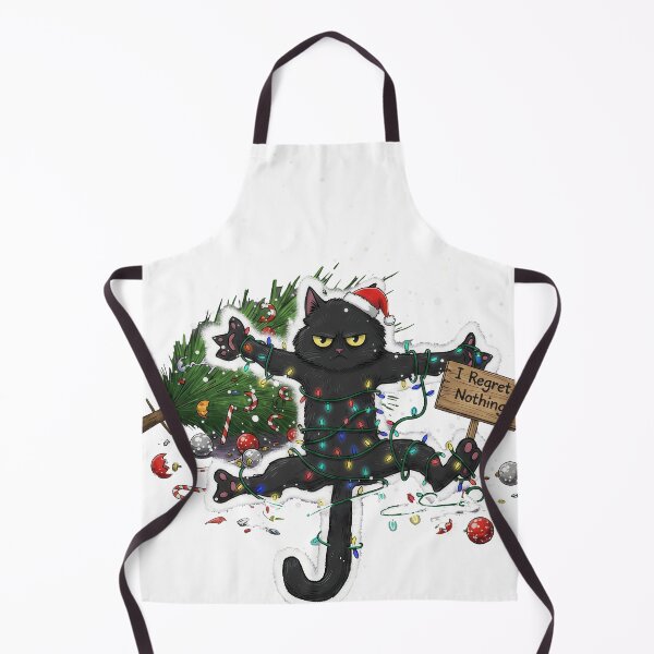 Item preview, I Regret Nothing Cat Takedown Christmas Tree designed and sold by zoughlal.