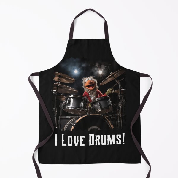 Item preview, I LOVE DRUMS Muppets designed and sold by JusTiceT-shirts.