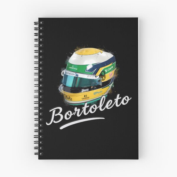 Item preview, Gabriel Bortoleto F1 Helmet Watercolor designed and sold by Studio F1Grid.