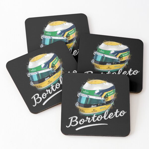 Item preview, Gabriel Bortoleto F1 Helmet Watercolor designed and sold by Studio F1Grid.