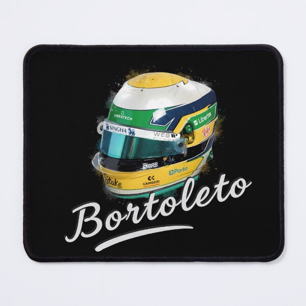 Item preview, Gabriel Bortoleto F1 Helmet Watercolor designed and sold by Studio F1Grid.