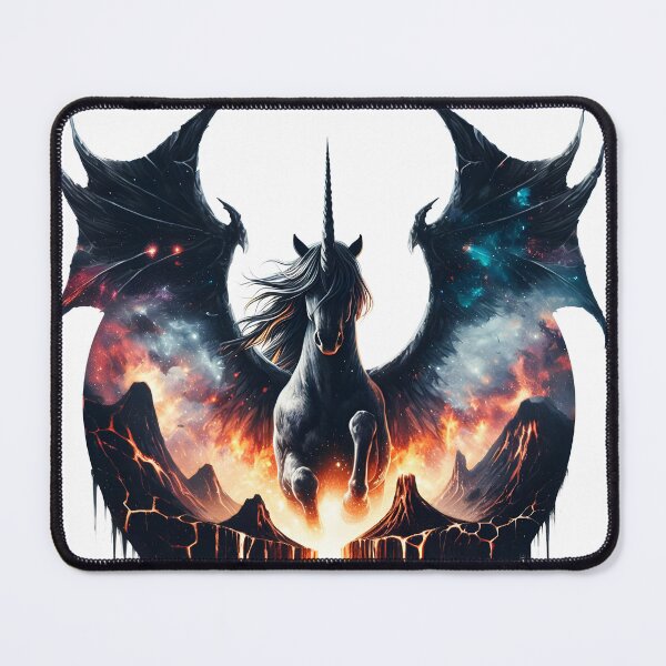 Item preview, Giant Black Alicorn, Ai Generated Art designed and sold by ACC .