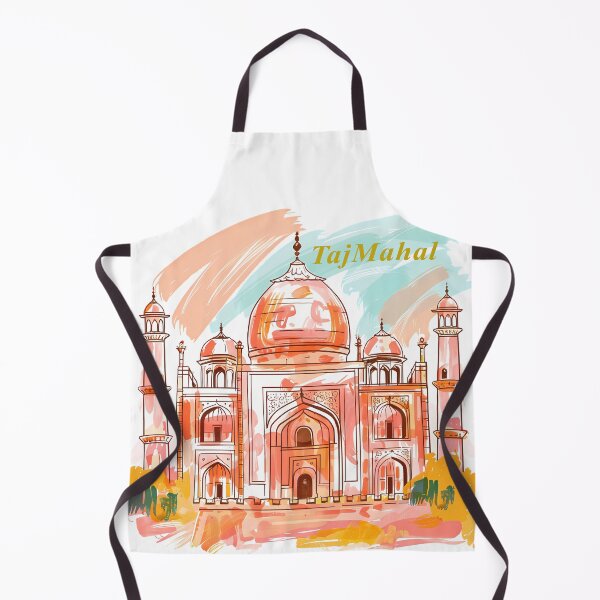 Item preview, Taj Mahal Watercolor Illustration – Iconic India Landmark Art designed and sold by DesignArtist.ia.