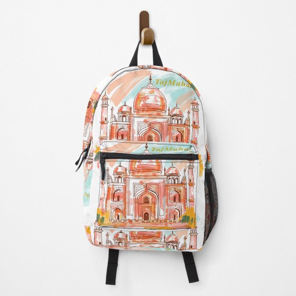 Item preview, Taj Mahal Watercolor Illustration – Iconic India Landmark Art designed and sold by DesignArtist.ia.