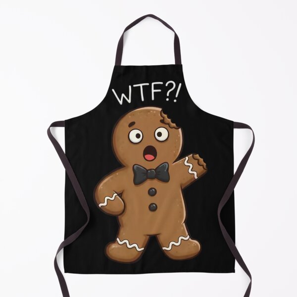 Item preview, Funny Gingerbread WTF Cookie Christmas Design designed and sold by MTJ-Mushrooms.