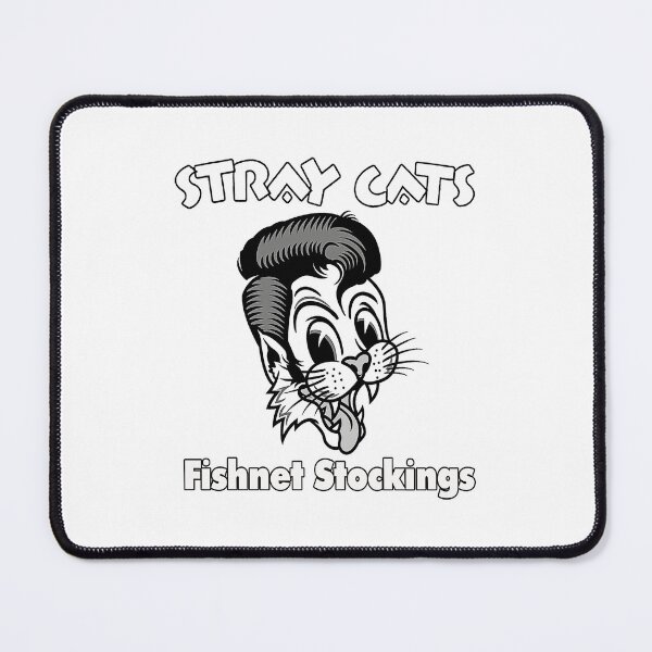 Item preview, Fishnet Stocking Smile Face Cat Art Band designed and sold by elleandrusa.