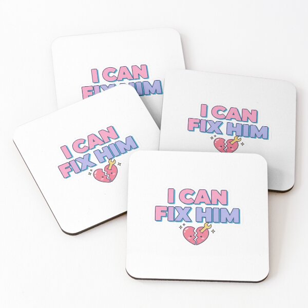 Item preview, I Can Fix Him Meme Sticker - Trendy Funny Relationship Gift designed and sold by NovaBou.