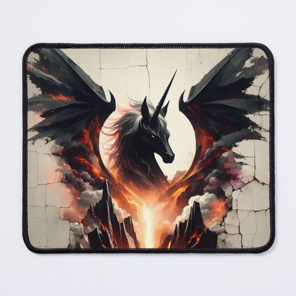 Item preview, Giant Black Alicorn, Ai Generated Art designed and sold by ACC .