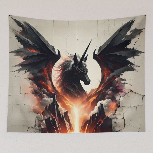 Item preview, Giant Black Alicorn, Ai Generated Art  designed and sold by ACC .