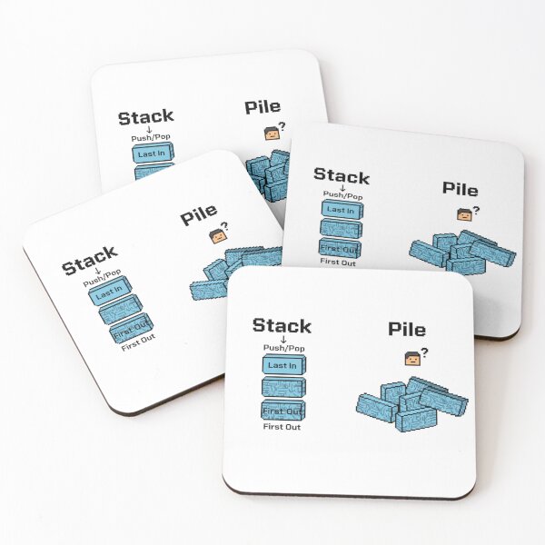 Item preview, Stack vs Queue – Who Pops First? designed and sold by WiserShop.