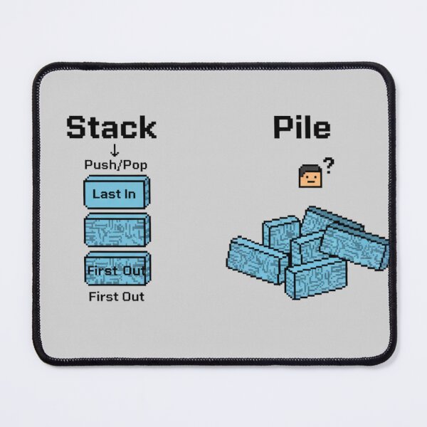 Item preview, Stack vs Queue – Who Pops First? designed and sold by WiserShop.