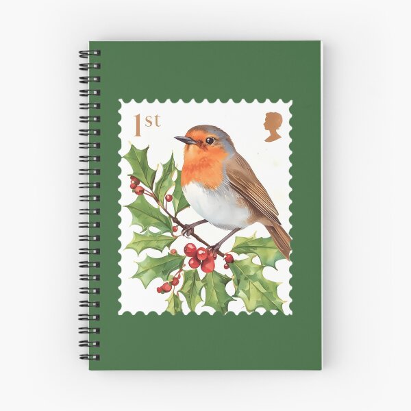Item preview, Robin Stamp Christmas designed and sold by MoonMonkeyNbear.