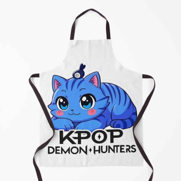 Item preview, KPOP Demon Hunters – Cute Blue Spirit Cat designed and sold by Finestrokes.art.