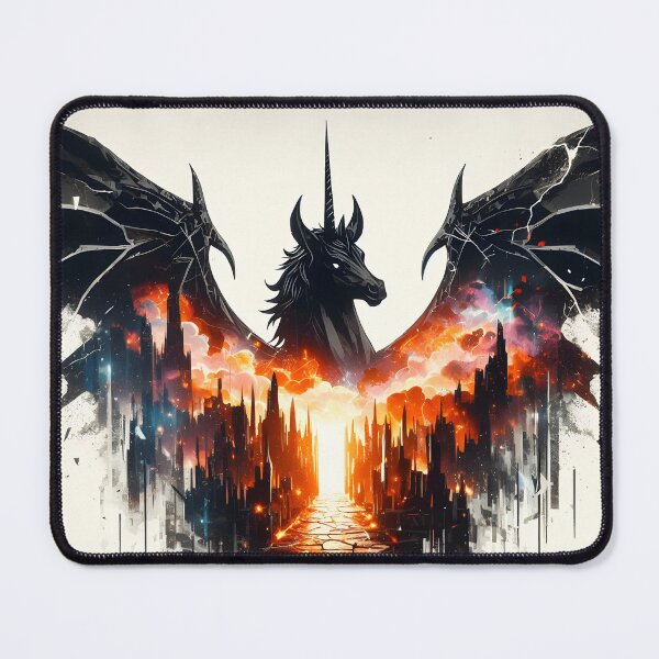 Item preview, Giant Black Alicorn, Ai Generated Art designed and sold by ACC .