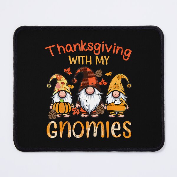 Item preview, My Funny Holiday Vintage Hangin With Quote Happy Gnomies designed and sold by Rackaam777Art.