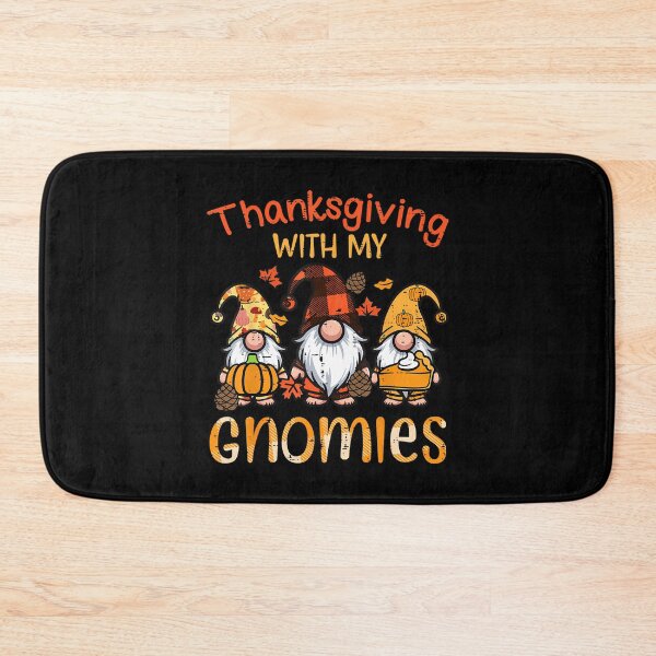 Item preview, My Funny Holiday Vintage Hangin With Quote Happy Gnomies designed and sold by Rackaam777Art.