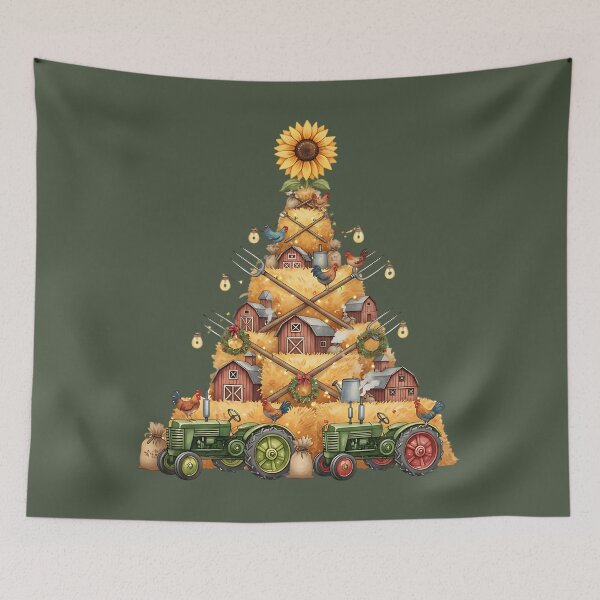 Item preview, Farmhouse Christmas Tree designed and sold by AwesomeBeyondLimits.