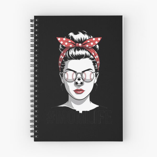 Item preview, Bleached Mom Life Soccer Messy Bun Baseball Game Day 4  designed and sold by KonstanKoraner.