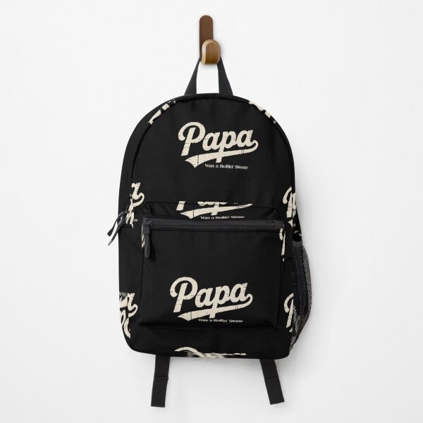 Item preview, Papa Was a Rollin’ Stone – Vintage Retro Typography Design designed and sold by TipTop GFX.