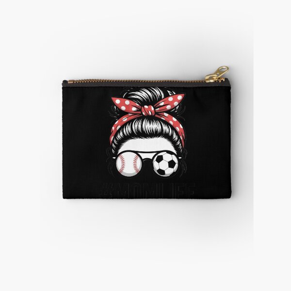 Item preview, Bleached Mom Life Soccer Messy Bun Baseball Game Day  designed and sold by KonstanKoraner.