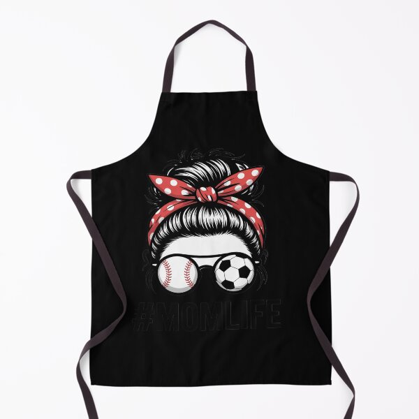 Item preview, Bleached Mom Life Soccer Messy Bun Baseball Game Day designed and sold by KonstanKoraner.