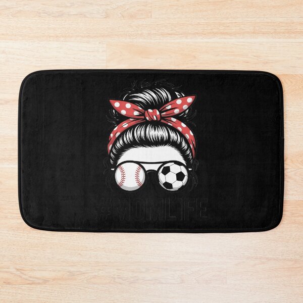 Item preview, Bleached Mom Life Soccer Messy Bun Baseball Game Day  designed and sold by KonstanKoraner.