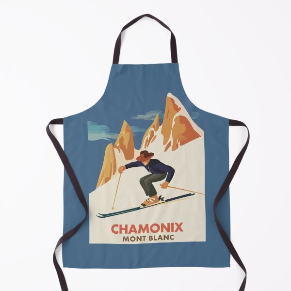 Item preview, Vintage Chamonix Ski Poster – Retro French Alps Wall Art | Classic Winter Sports Print for Ski & Mountain Lovers designed and sold by paulo silveira.