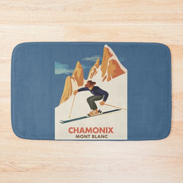 Item preview, Vintage Chamonix Ski Poster – Retro French Alps Wall Art | Classic Winter Sports Print for Ski & Mountain Lovers designed and sold by paulo silveira.