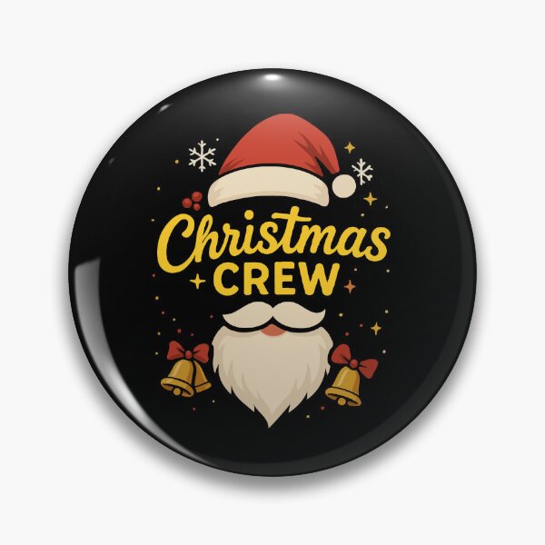Item preview, Christmas Crew Matching Family Shirts – Fun Santa Beard & Hat Festive Holiday Design for Christmas Party & Gifts designed and sold by BrainBubbleArt.
