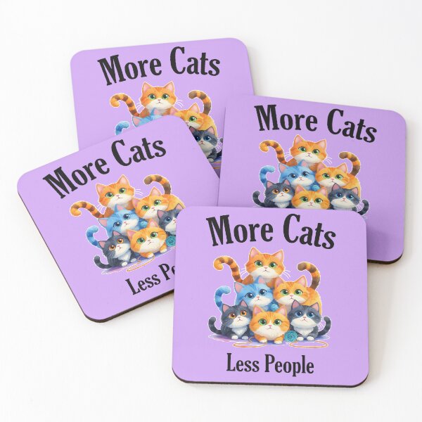 Item preview, More Cats, Less People designed and sold by RCGDesigns.