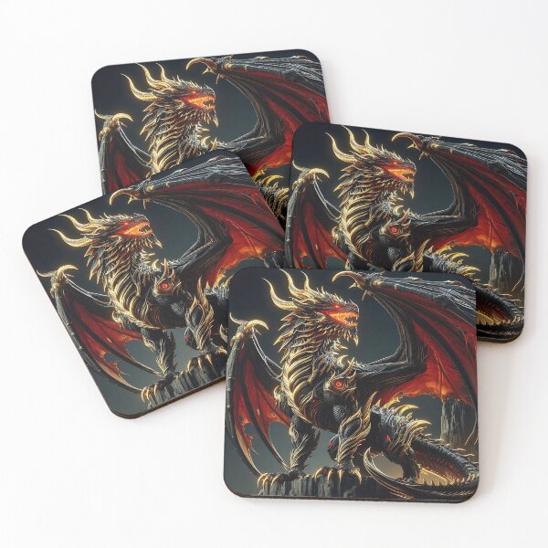 Item preview, King Gold Dragon designed and sold by GalleryBrisArt.