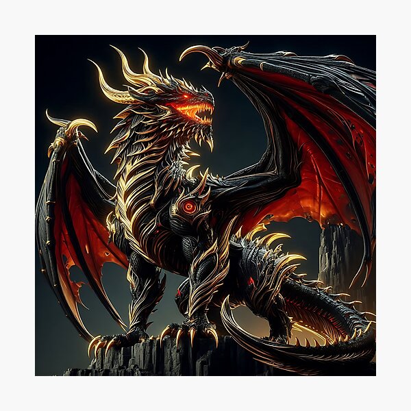 Item preview, King Gold Dragon designed and sold by GalleryBrisArt.
