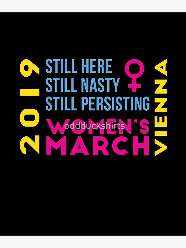 Discover Women's March Vienna Austria January 2019 Premium Matte Vertical Poster
