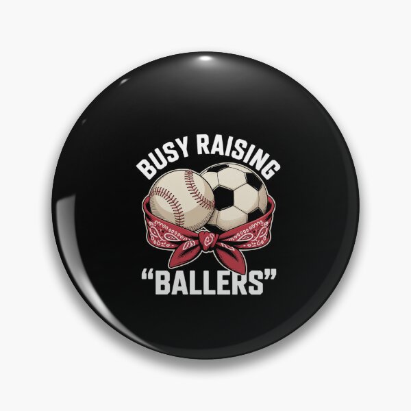 Item preview, Busy Raising Ballers Baseball Soccer Bandana Mothers Day  designed and sold by dainegilbert.