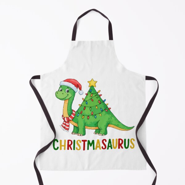 Item preview, Christmasaurus Dinosaur – Cute Funny Christmas Tree Dino in Santa Hat | Festive Holiday Gift for Kids, Dino Lovers & Families designed and sold by BrainBubbleArt.