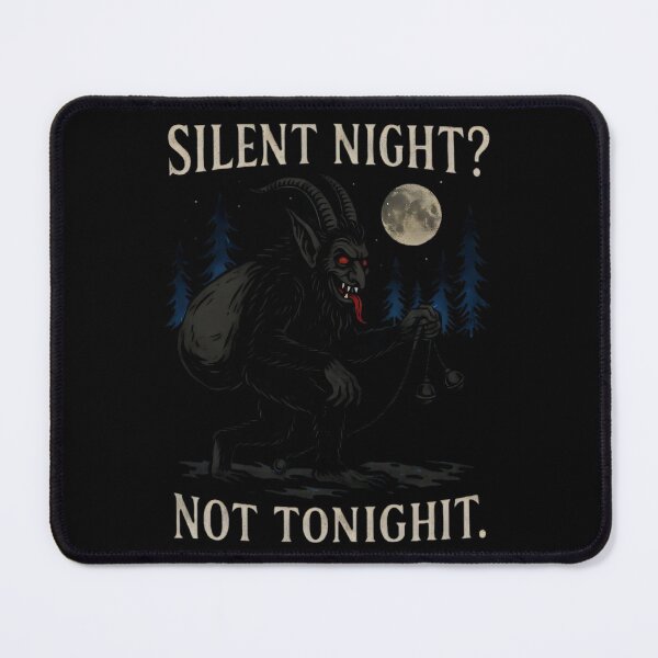 Item preview, Silent Night? Not Tonight – Funny Creepy Krampus Christmas designed and sold by SidTastic .