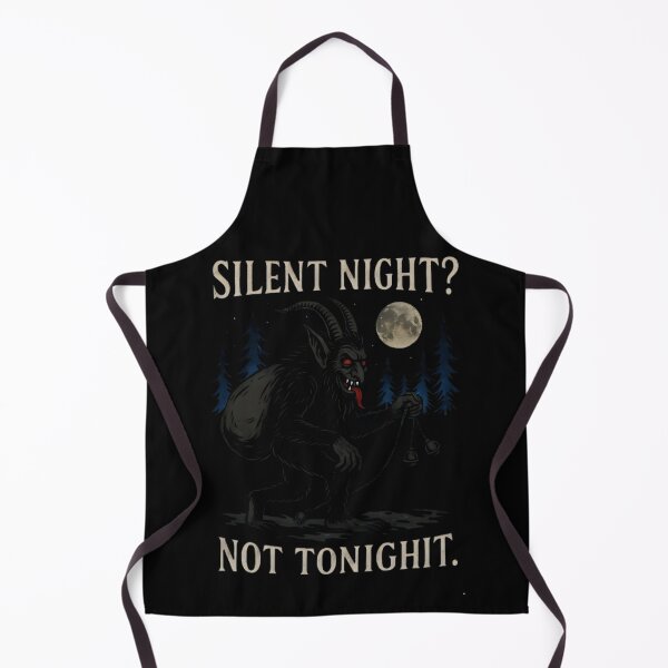 Item preview, Silent Night? Not Tonight – Funny Creepy Krampus Christmas designed and sold by SidTastic .