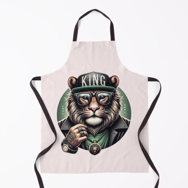 Item preview, King - Urban Lion with Glasses and Cap | Streetwear Design with a Royal Attitude designed and sold by XNewStore.