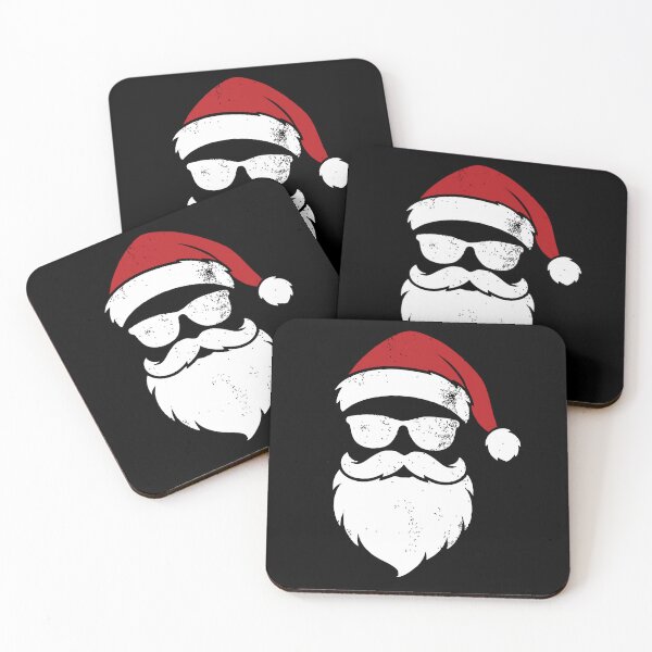 Item preview, Cool Santa Claus with Sunglasses | Funny Hipster Christmas Design | Retro Vintage Holiday Graphic designed and sold by BrainBubbleArt.