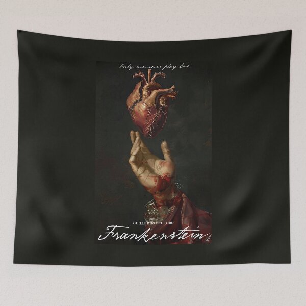 Item preview, Frankenstein Jacob Elordi Poster – Guillermo del Toro Gothic Fan Art Print designed and sold by Kerryberri.