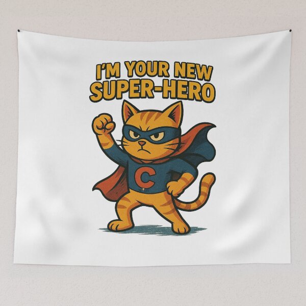 Item preview, Cat as Your New Super-Hero!  designed and sold by WeLoveCatss.