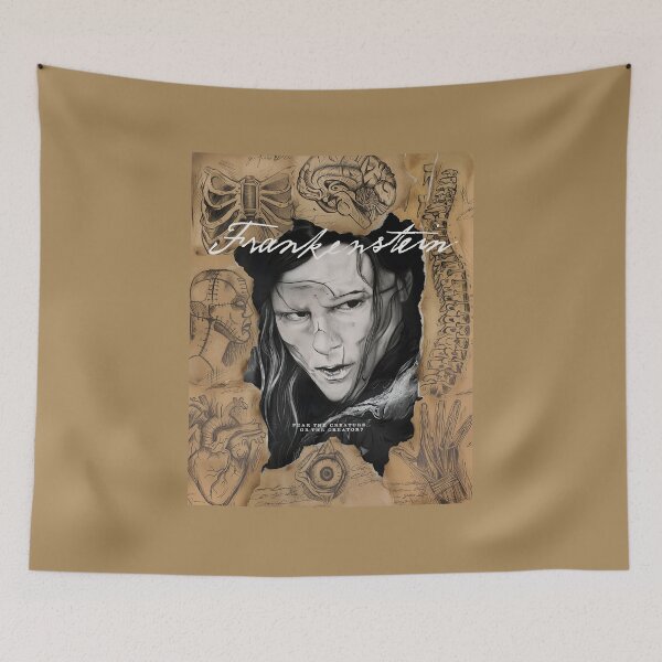 Item preview, Frankenstein Gothic Heart Poster – Guillermo del Toro Horror Art Print designed and sold by Kerryberri.