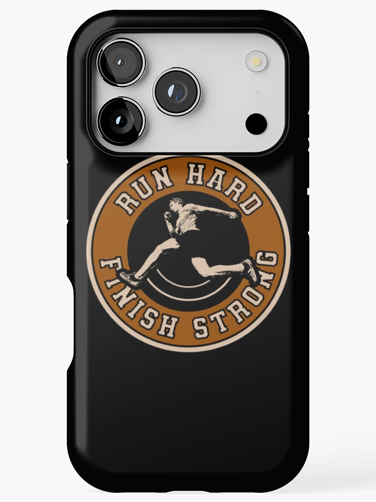 Thumbnail 1 of 4, iPhone Case, Run Hard Finish Strong designed and sold by JavaGraph.