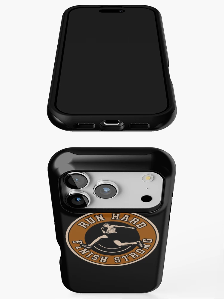 Thumbnail 3 of 4, iPhone Case, Run Hard Finish Strong designed and sold by JavaGraph.
