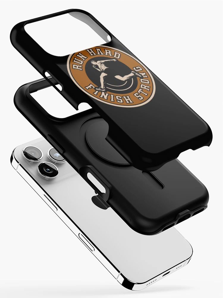 Thumbnail 2 of 4, iPhone Case, Run Hard Finish Strong designed and sold by JavaGraph.