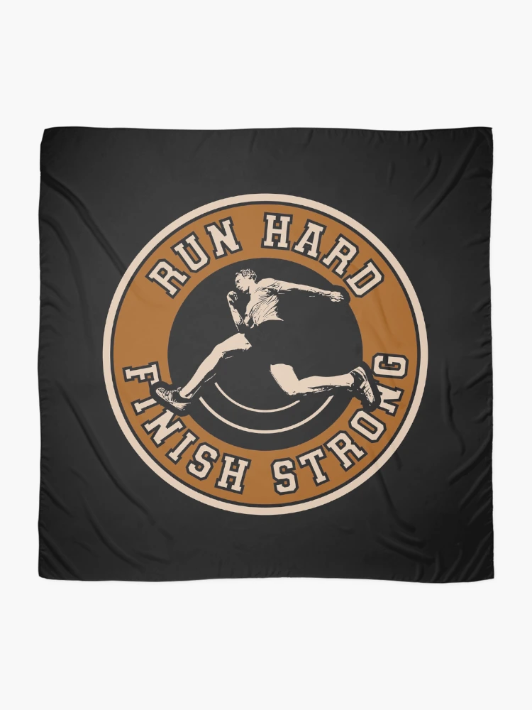 Thumbnail 2 of 3, Scarf, Run Hard Finish Strong designed and sold by JavaGraph.