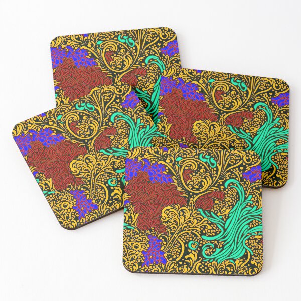 Item preview, Ottoman Medallion: Art Nouveau Ornamental Pattern designed and sold by LanaGustavsson.