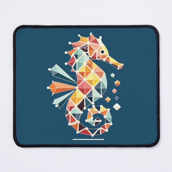 Item preview, Mosaic Style Seahorse designed and sold by LadyInEverGreen.