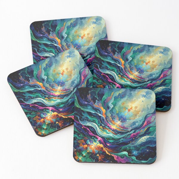 Item preview, Cosmic Vortex of Colors – Abstract Galaxy Energy designed and sold by Gletschie.